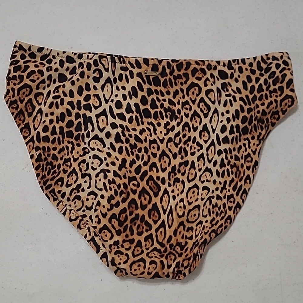 Victoria's Secret Animal Print Bikini Bottoms size Large - Picture 2 of 5